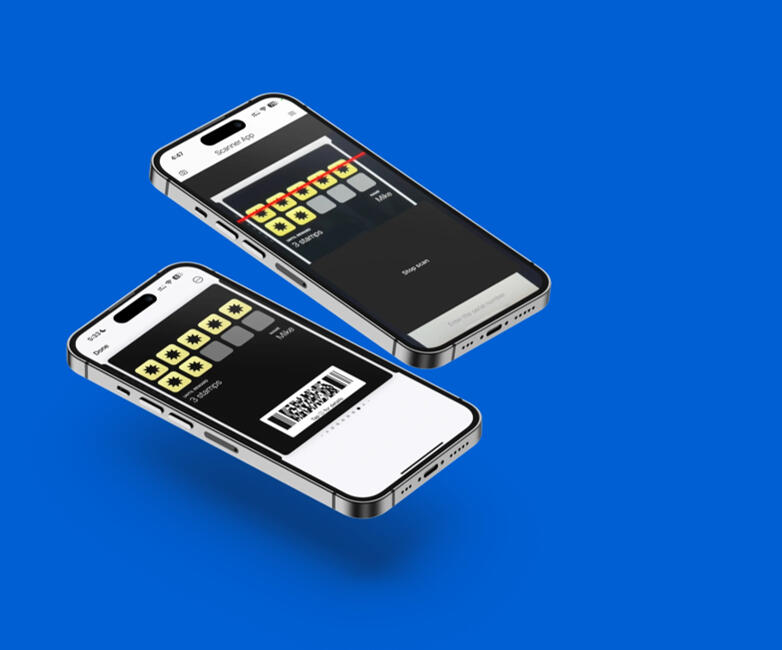 Scan Your Work Flow Two Phones Scanning Work Flow
